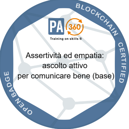 Assertività ed empatia: ascolto attivo per comunicare bene (base)